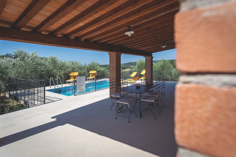 Hus med pool - vy